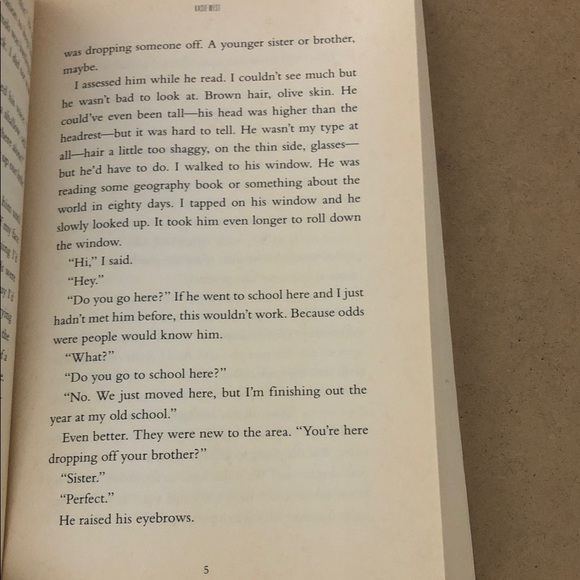 The Fill-In Boyfriend by Kasie West - Pink Accent Paperback - Picture 7 of 12